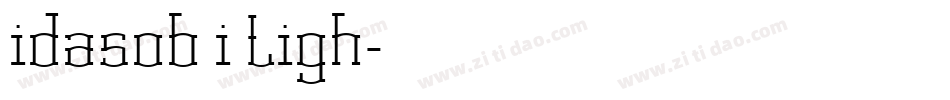 idasob i Ligh字体转换